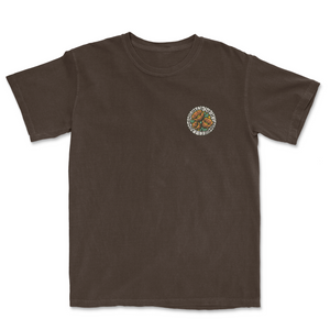 HDPC x D.J. Javier Coyote Tee – Dark Chocolate
