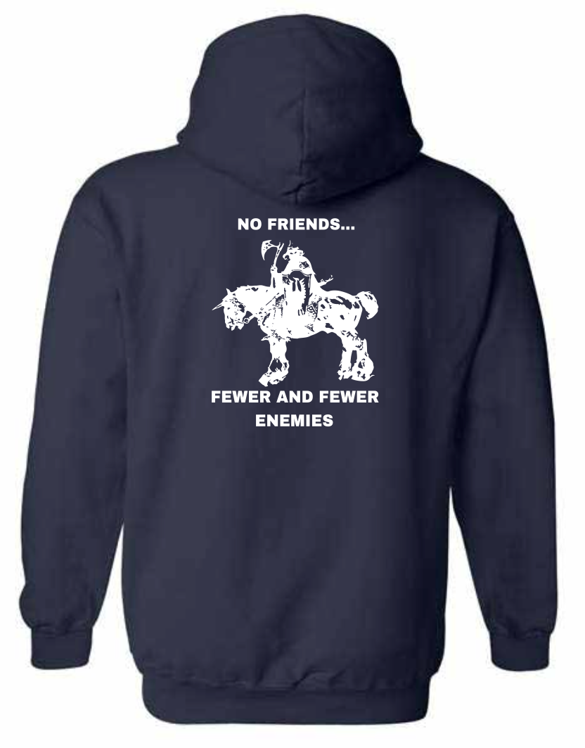 Death Dealer* Classic Navy Hoodie - Adult