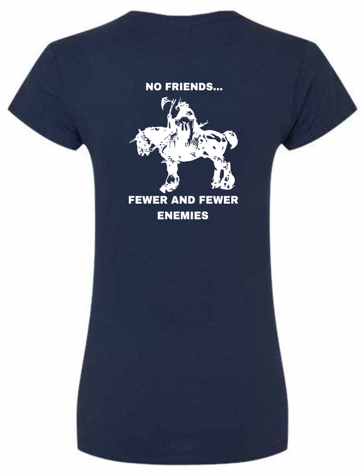 DP Wrestling Navy Ladies Tee