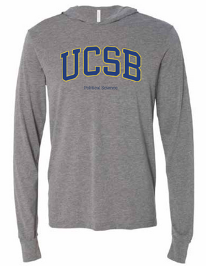 UCSB Poli Sci Unisex Long Sleeve with Hood Tee