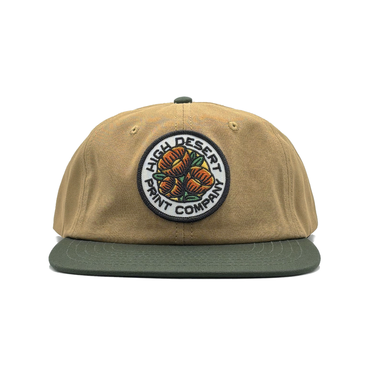 Poppy 6 Panel – Khaki/Olive